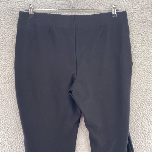 Chicos Pants Womens 2.5 US 14 Black So Slimming Juliet Side Vent Ankle Stretch - Picture 4 of 11